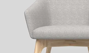 OL Mesa Fabric Upholstered Breakout Armchair thumbnail 8