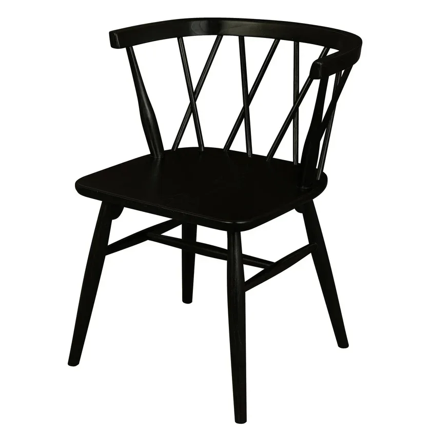 CT Sierra Cross Back Solid Timber Dining Chair - Set of 2