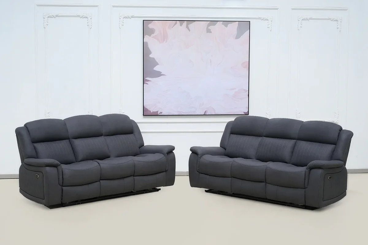 BT Paragon Fabric Upholstered 3 Seater Electric Recliner Lounge