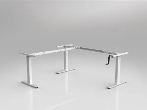 OL Agile Winder Height Adjustable 90° Workstation Frame thumbnail 1