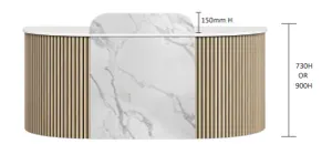 DD Roxburgh Front Panel Premium Reception Desk thumbnail 2