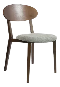 FL Atlanta Fabric Upholstered Seat Hospitality Stackable Dining Chair thumbnail 1