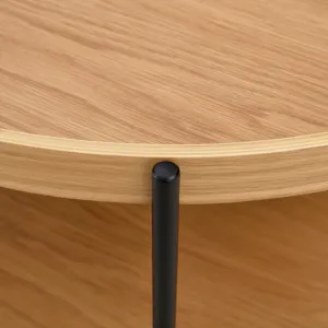 BT Giorgio Round Coffee Table with Shelf thumbnail 2