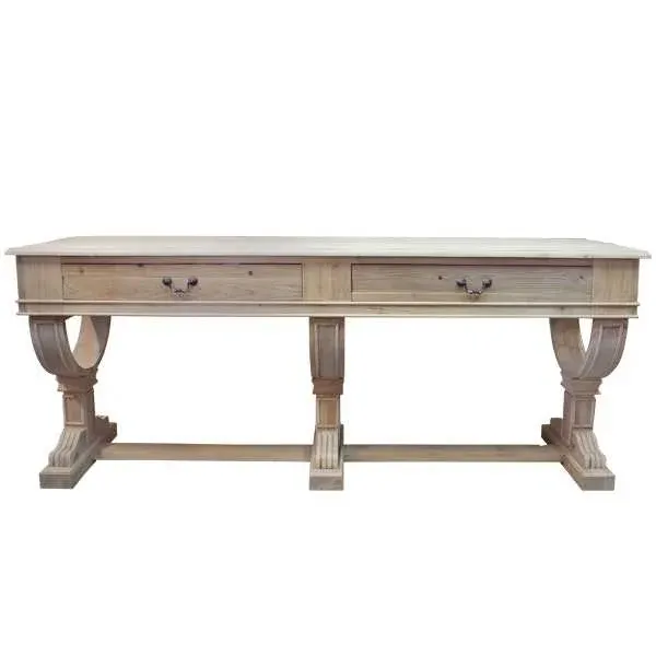 DA Curtis Reclaimed Timber 2 Drawer Console Table