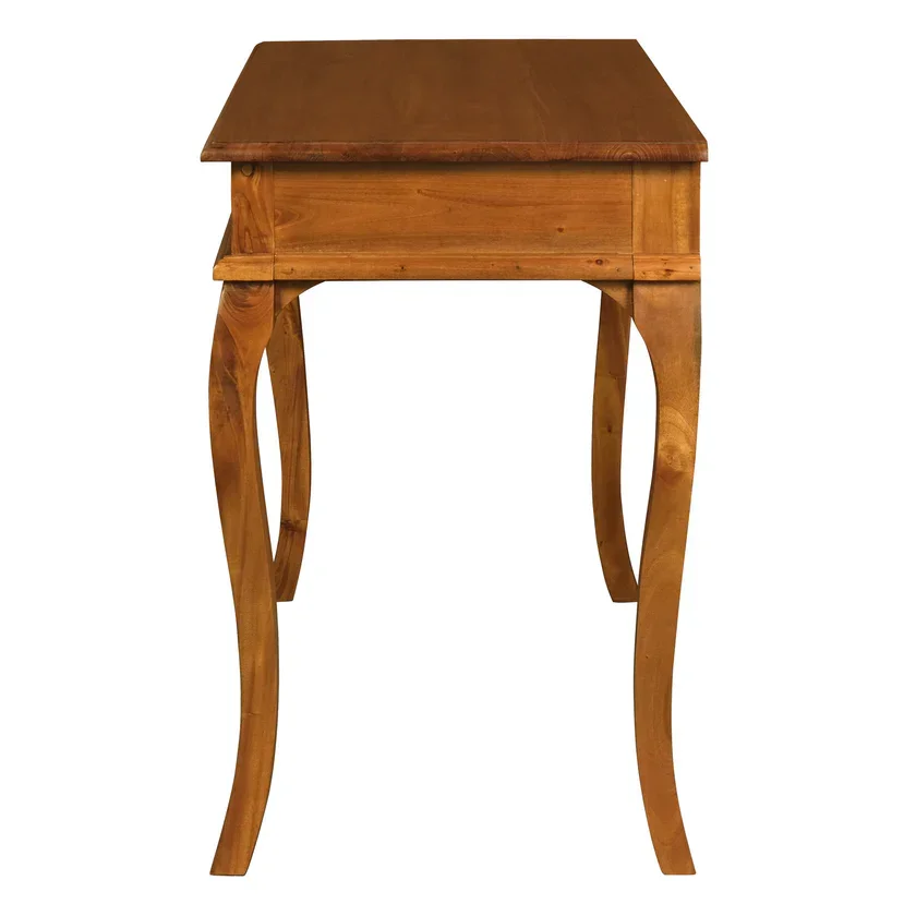 CT Queen Anne Solid Timber 1 Drawer Sofa Table