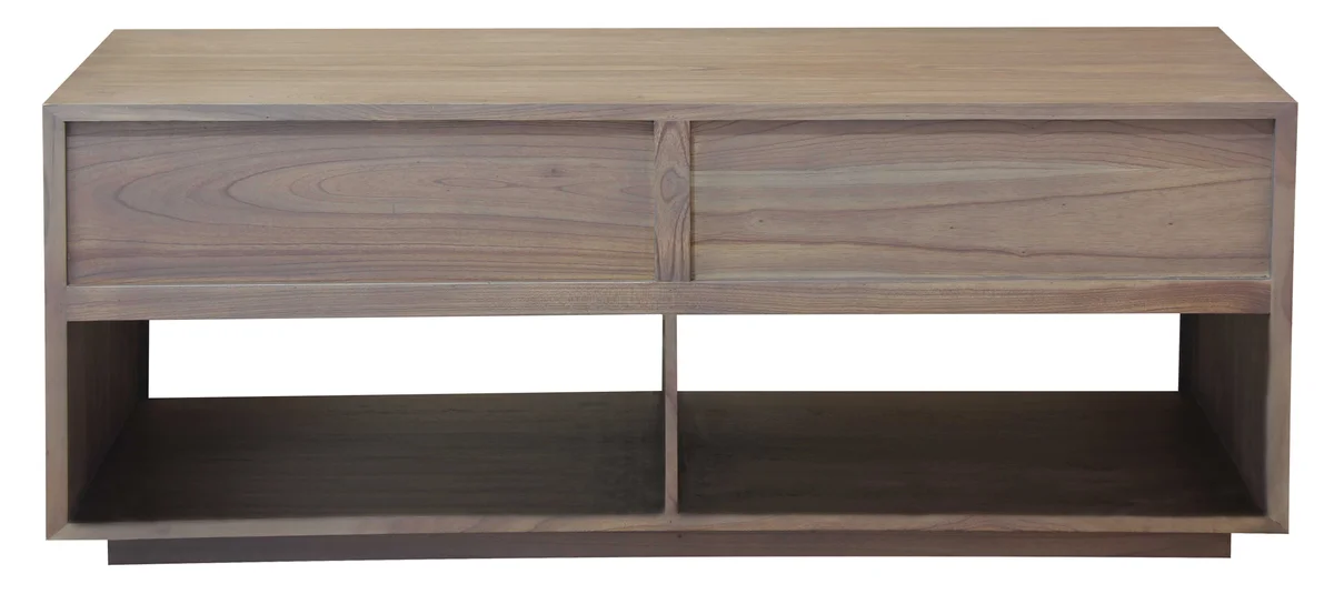 CT Oscar Solid Timber 2 Drawer Entertainment Unit - Latte