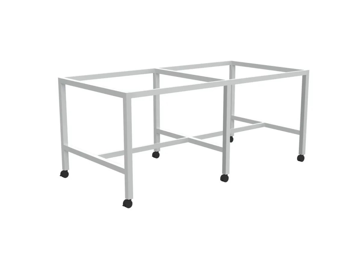OL Axis Square Leg Mobile Bar Leaner Frame