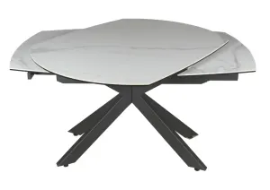 VI Kross Metal Leg Ceramic Top Extandable Dining Table thumbnail 11