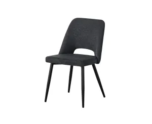 BT Zara Fabric Upholstered Metal Leg Dining Chair thumbnail 6
