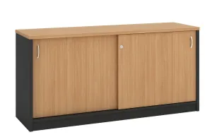 GP OMsystem Commercial Office Sliding Door Buffet Credenza thumbnail 1