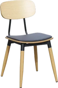 FL Austin Vinyl Seat Steel Legs Hospitality Dining Chair thumbnail 1