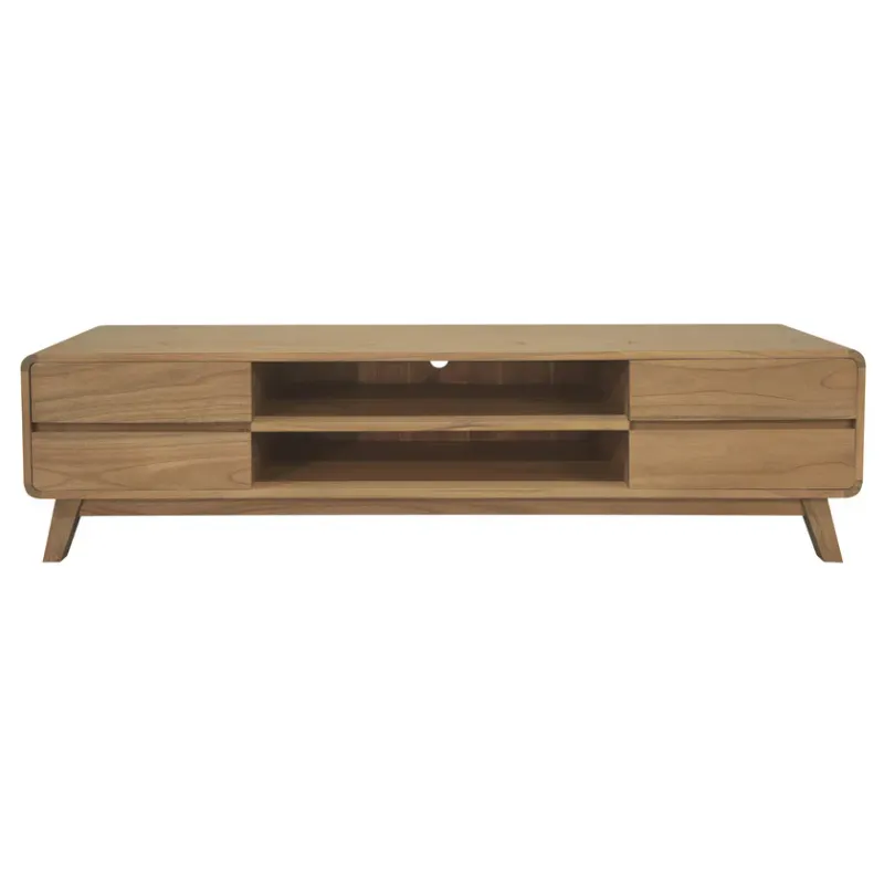 CT Providence Solid Timber 4 Drawer Entertainment Unit