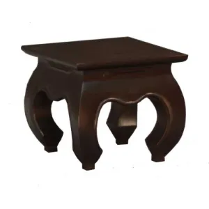 CT Dynasty Solid Timber Opium Leg Lamp Table thumbnail 4