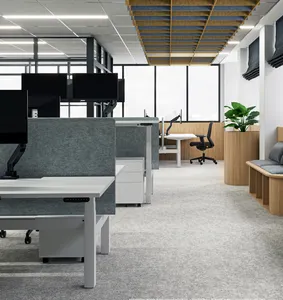 OL Agile Motion+ Electric Height Adjustable Round Leg 1 User Desk thumbnail 3