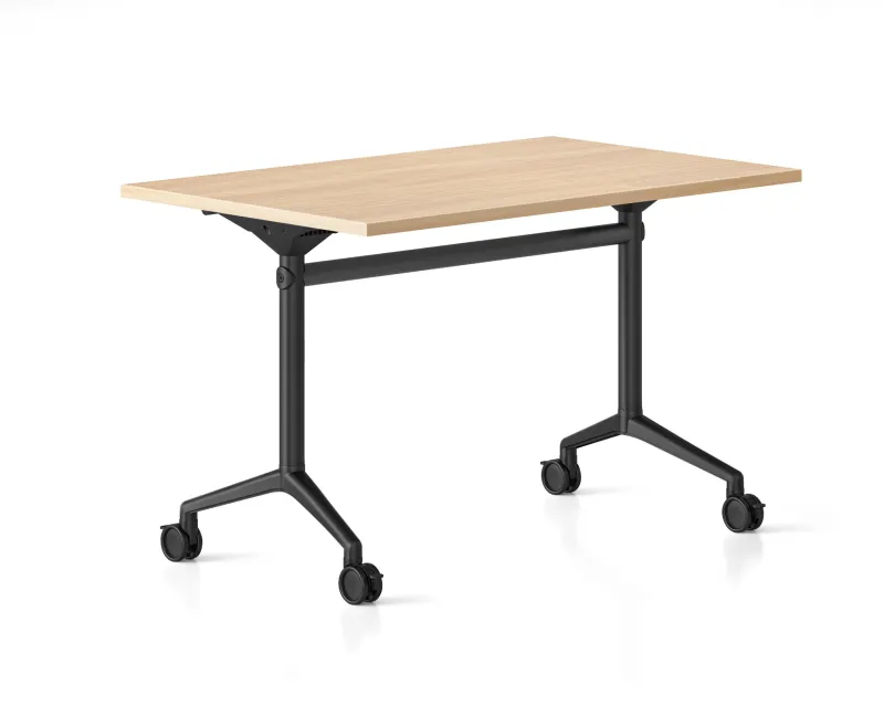 RL Typhoon Black Metal Leg Flip Top Portable Table