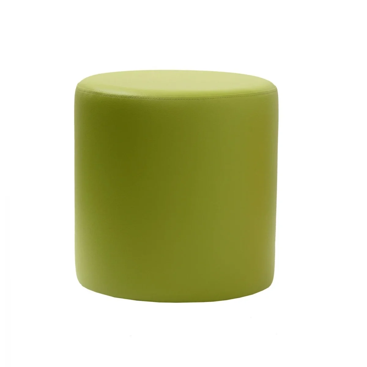 FL PU Leather Round Ottoman for Reception Area