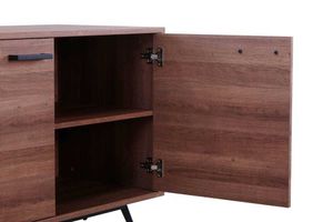 VI Reyes MDF Top Metal Leg 2 Door 3 Drawer Sideboard thumbnail 4