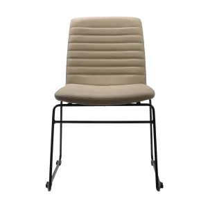RL Pixel PU Leather Upholstered Sled Base Breakout Chair thumbnail 1