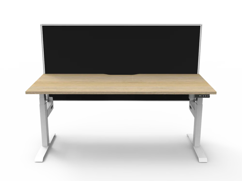 RL Boost Light Motorized Height Adjustable Workstation with SHUSH30 Screen