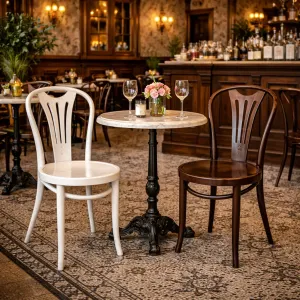MF Bentwood Solid Timber Fan Blade Design Dining Chair thumbnail 3