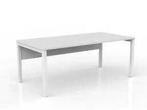 OL Axis Straight Desk with Melamine Modesty thumbnail 1