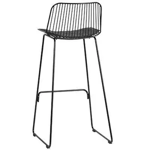 SH Angel Metal Outdoor Stool with Seat Cushion thumbnail 3