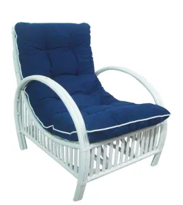 CR Hampton Rattan Armchair with Cushion thumbnail 1