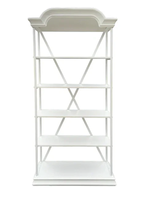 DA Bakers Reclaimed Timber Display Stand White