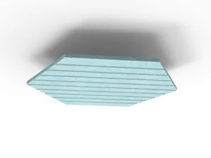 RL Acouline V Groove Hive Hexagonal Hanging Ceiling Panels thumbnail 3