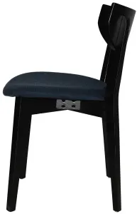 EZ Rialto Black Stained Solid Timber Framed Hospitality Dining Chair thumbnail 2