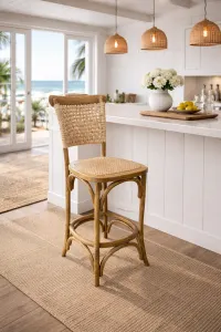 MF Eiffel Natural Rattan Seat Barstool thumbnail 3