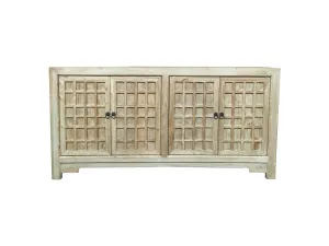 MF Chinese Antique Reproduction Recycled Timber 4 Door Buffet - 180cm thumbnail 1