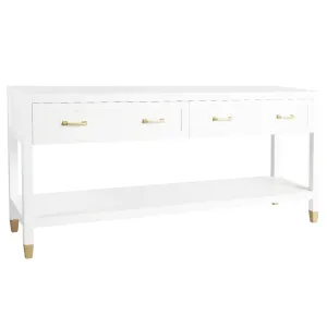 SH Guildford Console White with 4 Drawers thumbnail 1