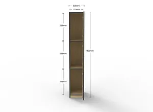 RL 3 Door Melamine Locker thumbnail 4
