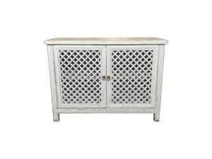 MF Raffles Recycled Elm Timber 2 Door Cabinet thumbnail 2