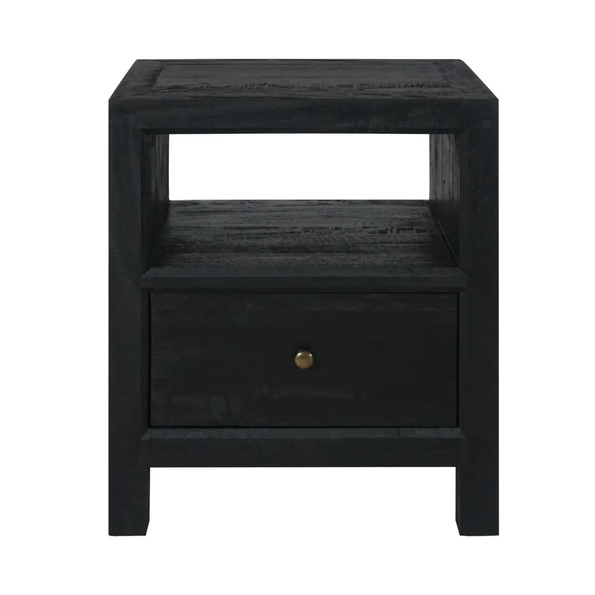 CR Evan Solid Timber 1 Drawer Bedside Table