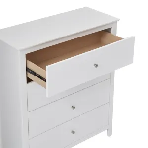 VI Lunar Solid Timber 4 Drawer Tallboy thumbnail 4