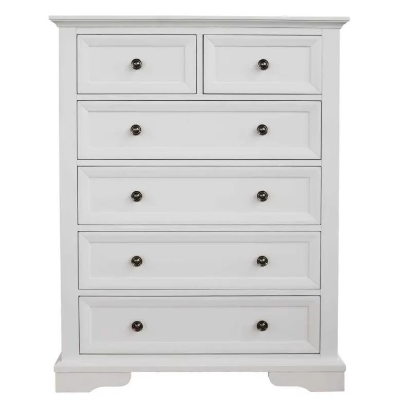 VI Sala Solid Timber Tallboy with 6 Drawers