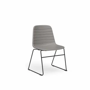 OL Sofia PU Leather Upholstered Sled Base Breakout Chair thumbnail 7