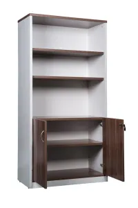 GP Office 2 Door Cabinet with 3 Open Shelves – Casnan thumbnail 3