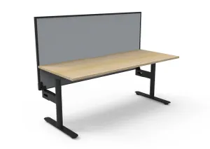 RL Halo Static Single Sided Desk with Aluminium Framed Screen thumbnail 20