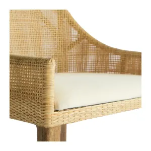 CR Tennessee Timber Frame Rattan Counter Stool thumbnail 13