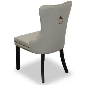 BT Elena Grey PU Leather Upholstered Dining Chair thumbnail 3