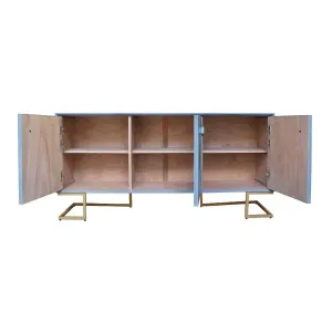 CR Silvius Solid Timber 3 Door Sideboard thumbnail 3