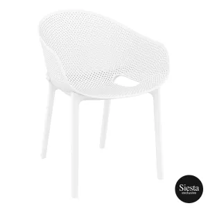 FL Sky Pro Hospitality Stacking Outdoor Dining Chair thumbnail 12
