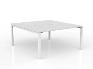 OL Axis 2-User Double Sided Workspace – White Top White Frame thumbnail 12