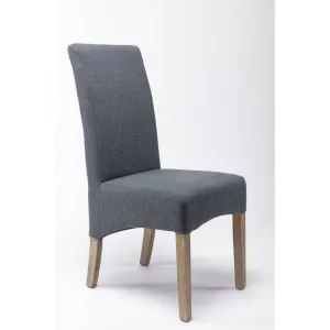 VI Messina Fabric Upholstered Timber Leg Dining Chair thumbnail 2