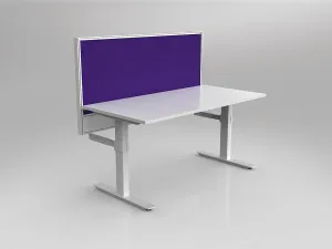 OL Studio50 Deskmount Screens Panel - Breath Fabric with White Frame - 900mm Height thumbnail 10