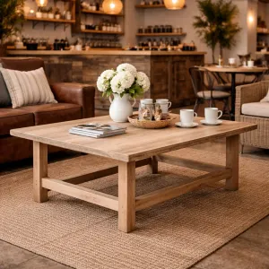 MF Pioneer Solid Timber Rectangular Coffee Table thumbnail 3