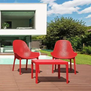FL Sky 3 Piece Outdoor Lounge Setting with Side Table thumbnail 4